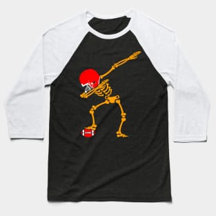 Dabbing Skeleton Football Halloween T Shirt Costume Gifts Baseball T-Shirt